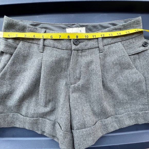 🌸4/$30🌸  NWOT Old Navy Lined Herringbone Wool Trouser Shorts - Picture 15 of 16